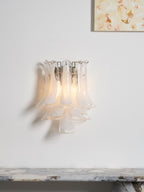 Aurora Luminaire Mural Pétale Forme Verre Vintage Artistique - Neutralighting