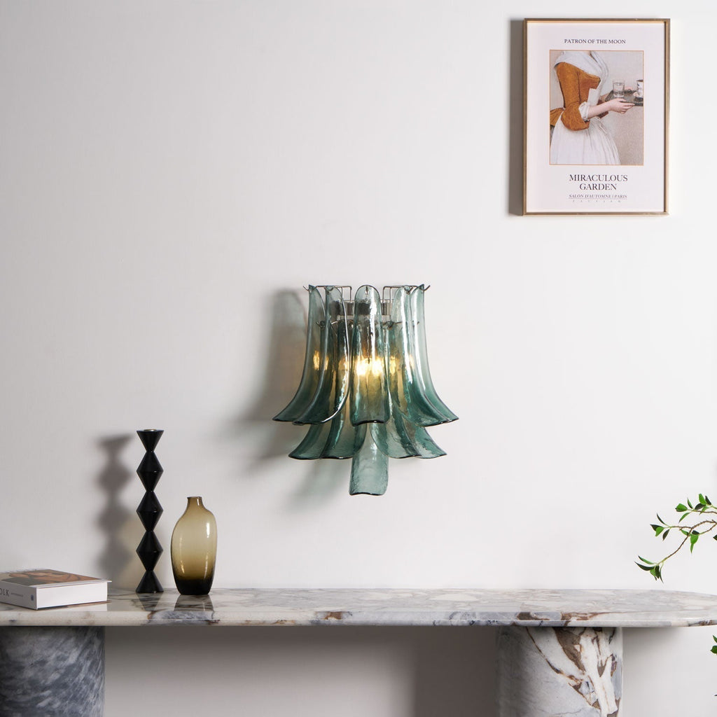 Aurora Luminaire Mural Pétale Forme Verre Vintage Artistique - Neutralighting