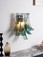 Aurora Luminaire Mural Pétale Forme Verre Vintage Artistique - Neutralighting
