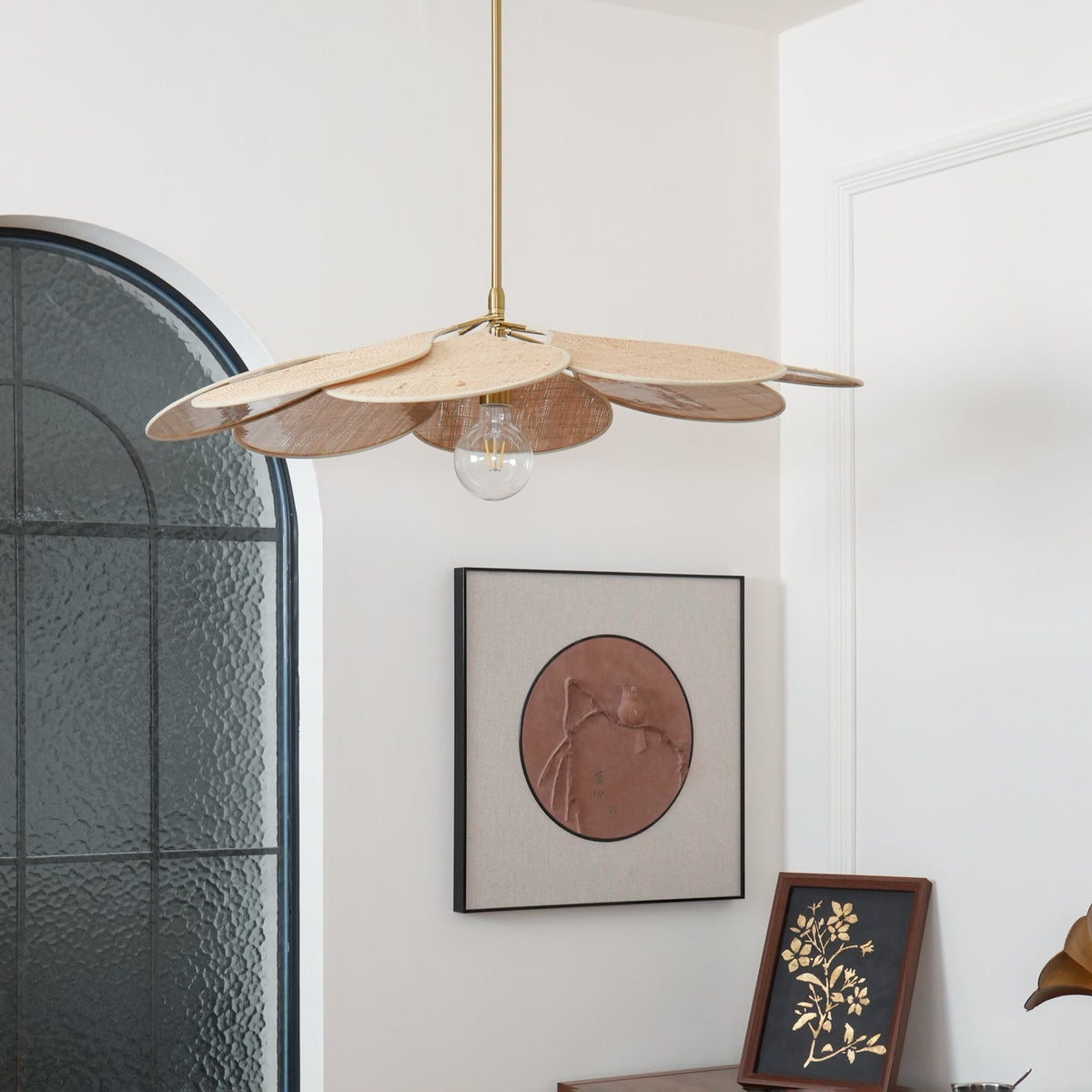 Flora Suspension en Tissu Bohémienne - Neutralighting