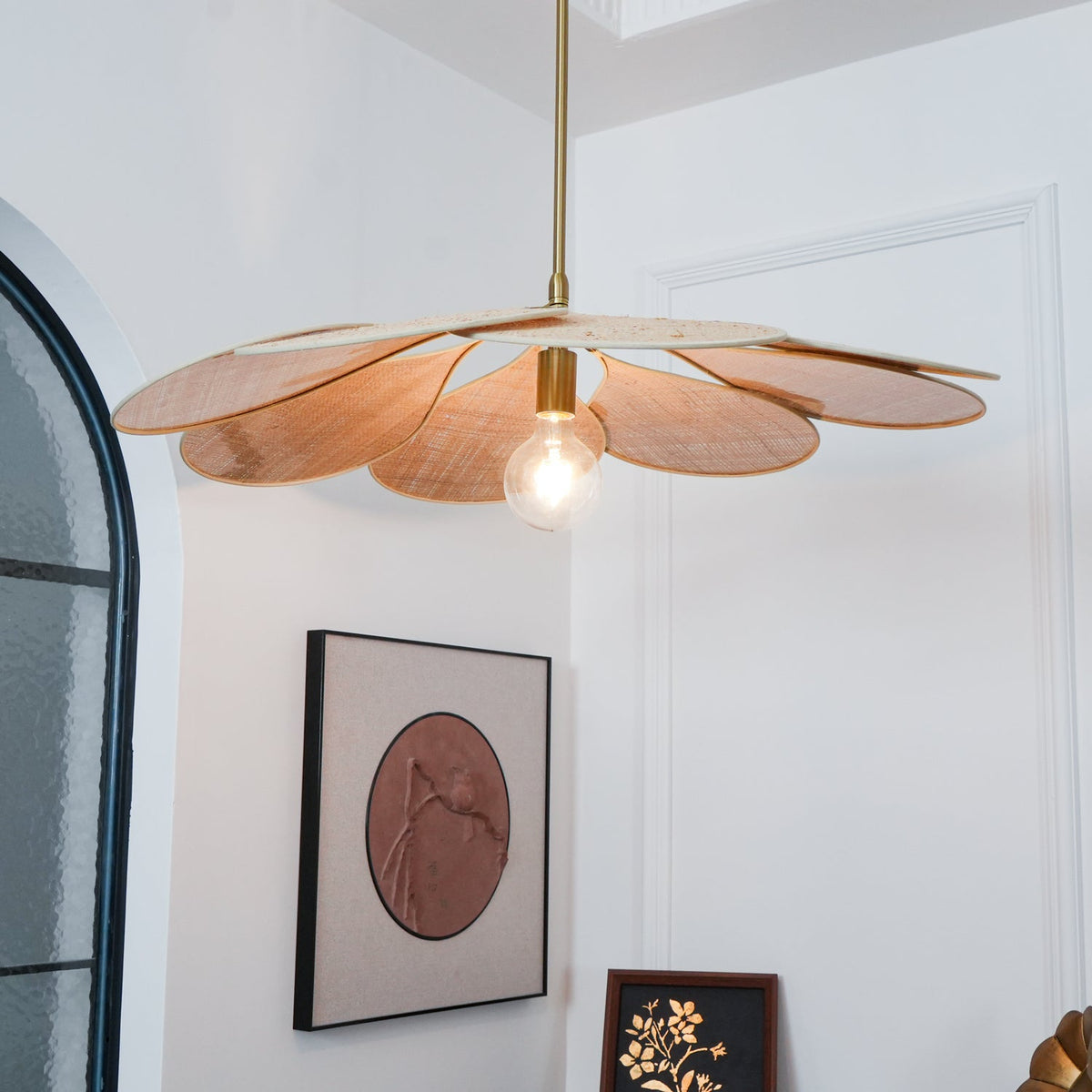 Flora Suspension en Tissu Bohémienne - Neutralighting