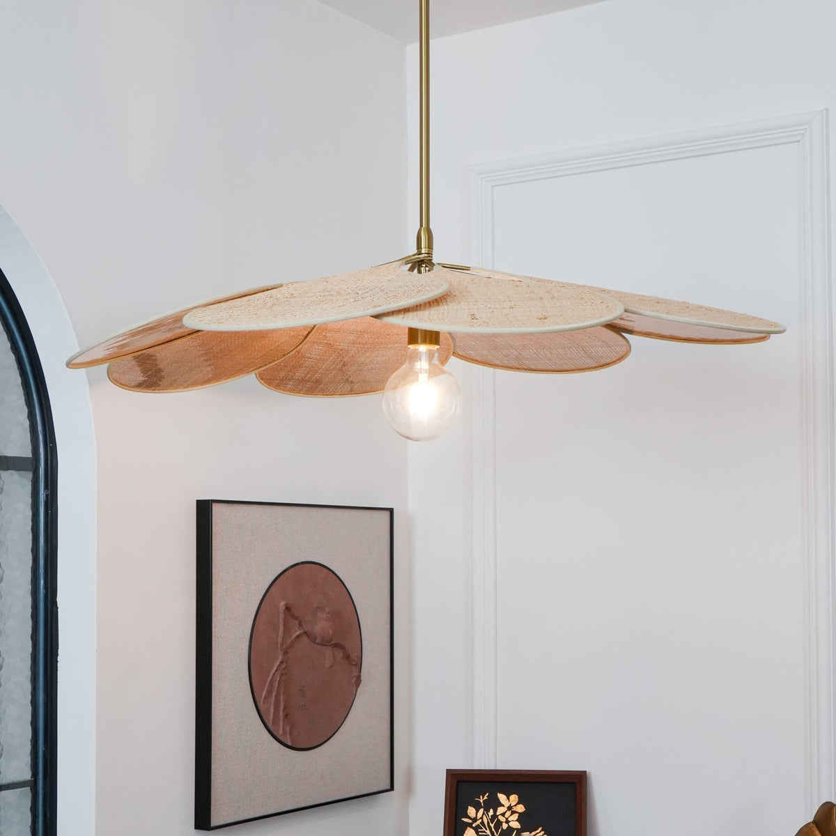 Flora Suspension en Tissu Bohémienne - Neutralighting
