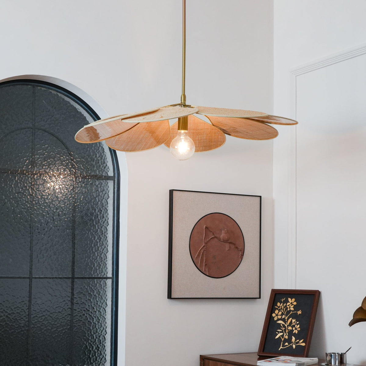 Flora Suspension en Tissu Bohémienne - Neutralighting