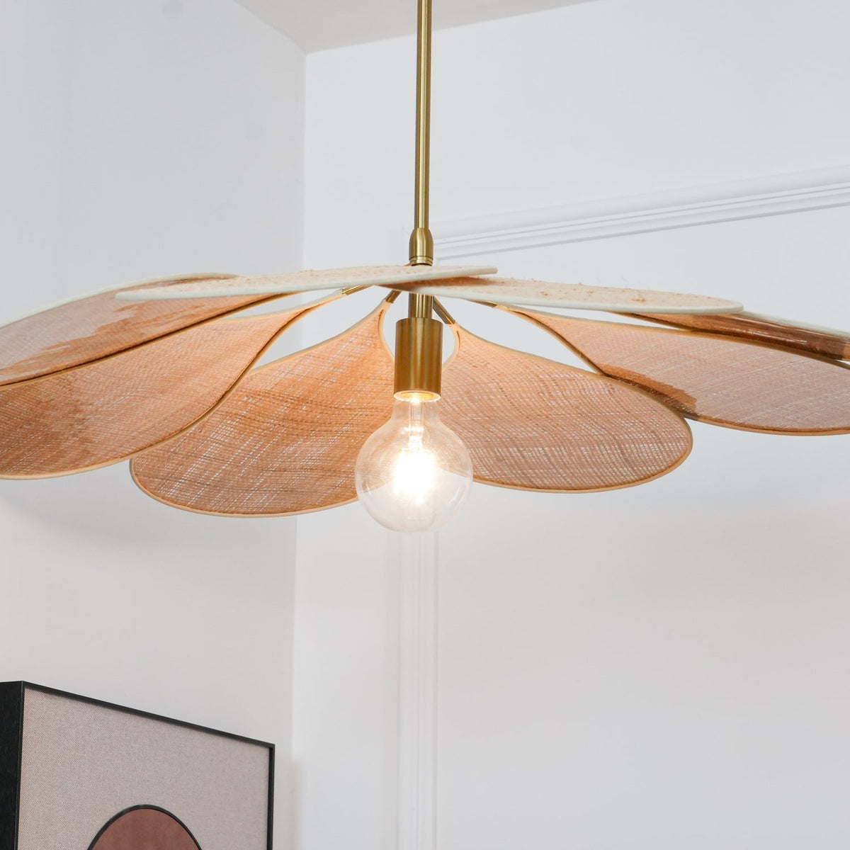 Flora Suspension en Tissu Bohémienne - Neutralighting