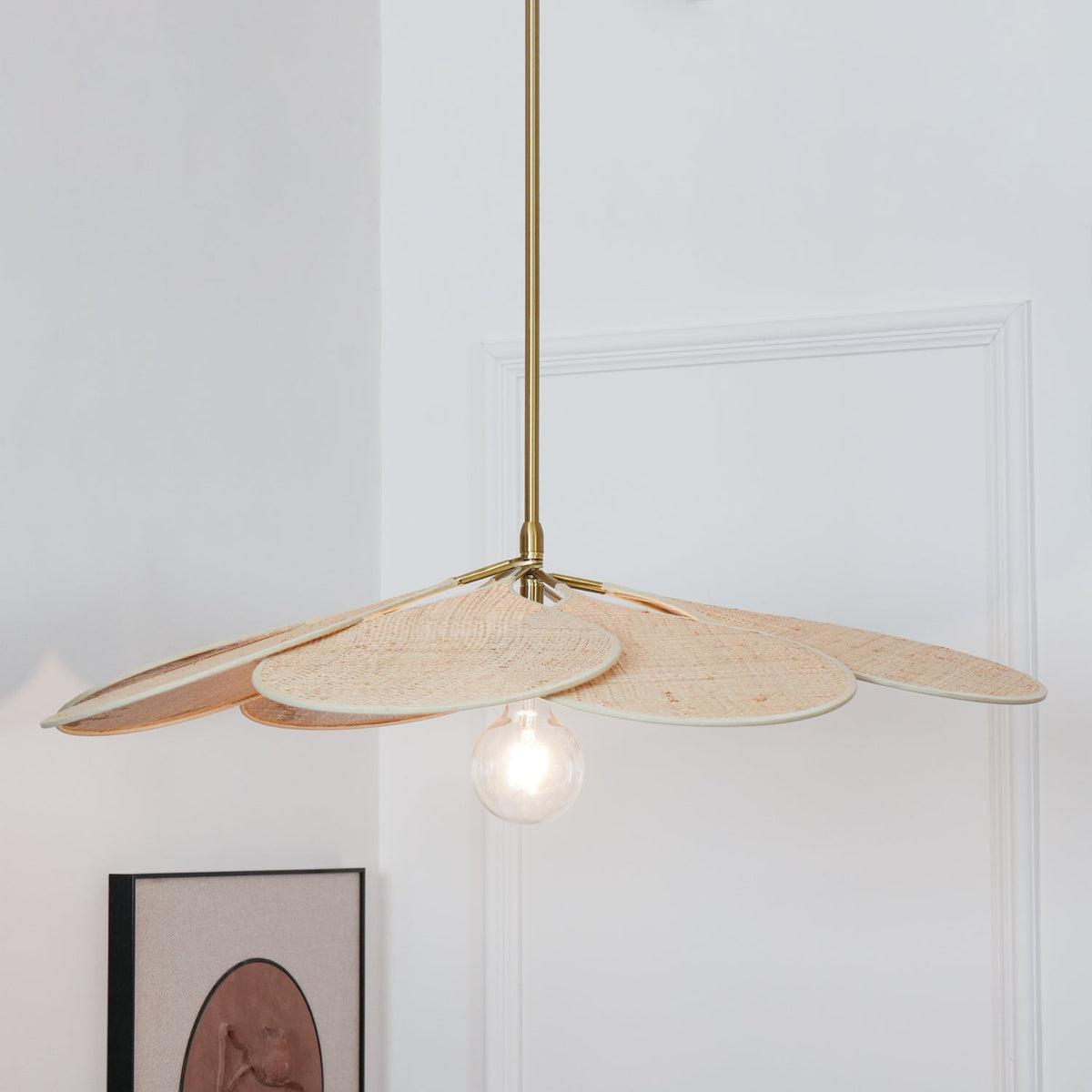 Flora Suspension en Tissu Bohémienne - Neutralighting