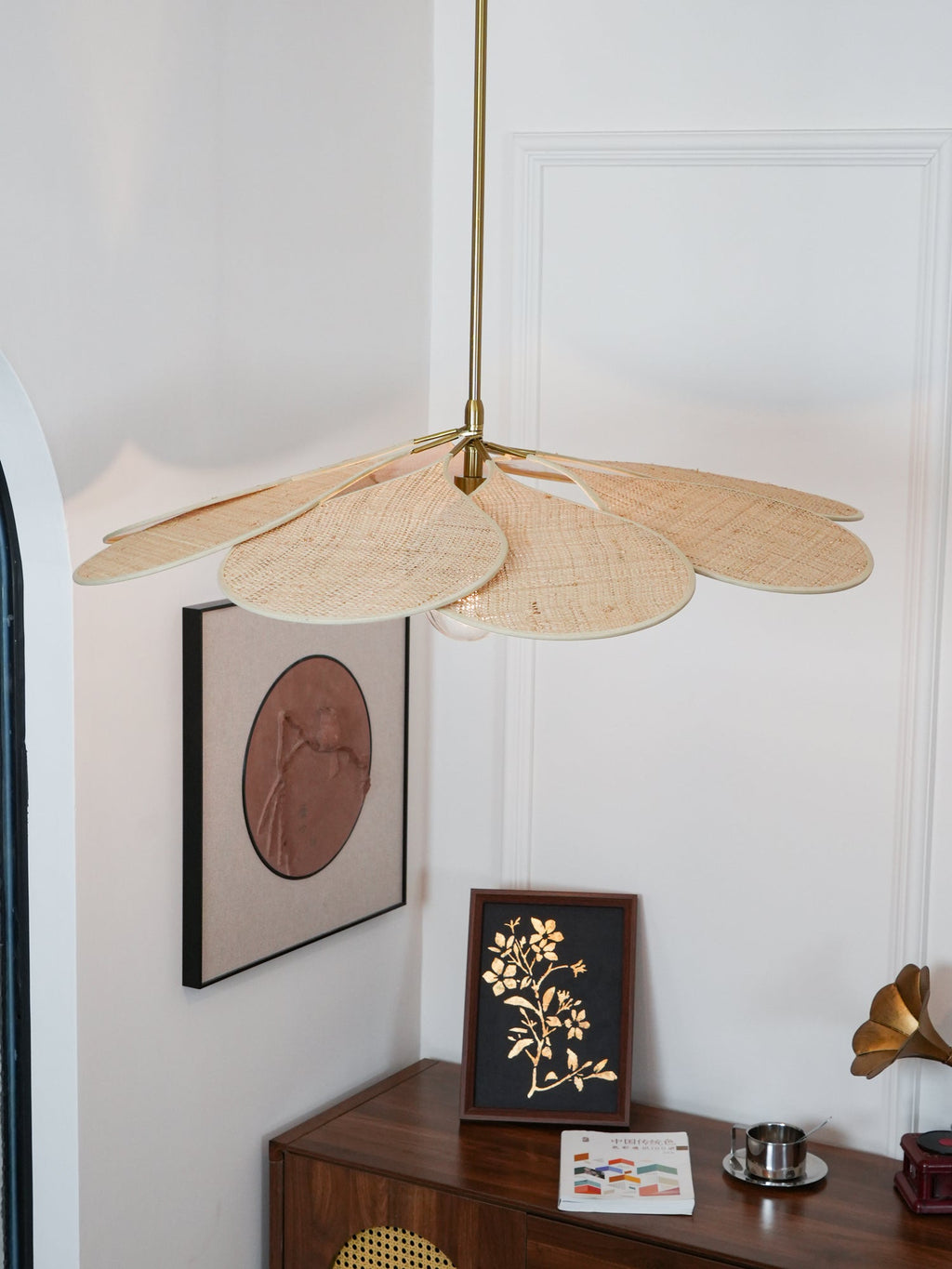 Flora Suspension en Tissu Bohémienne - Neutralighting