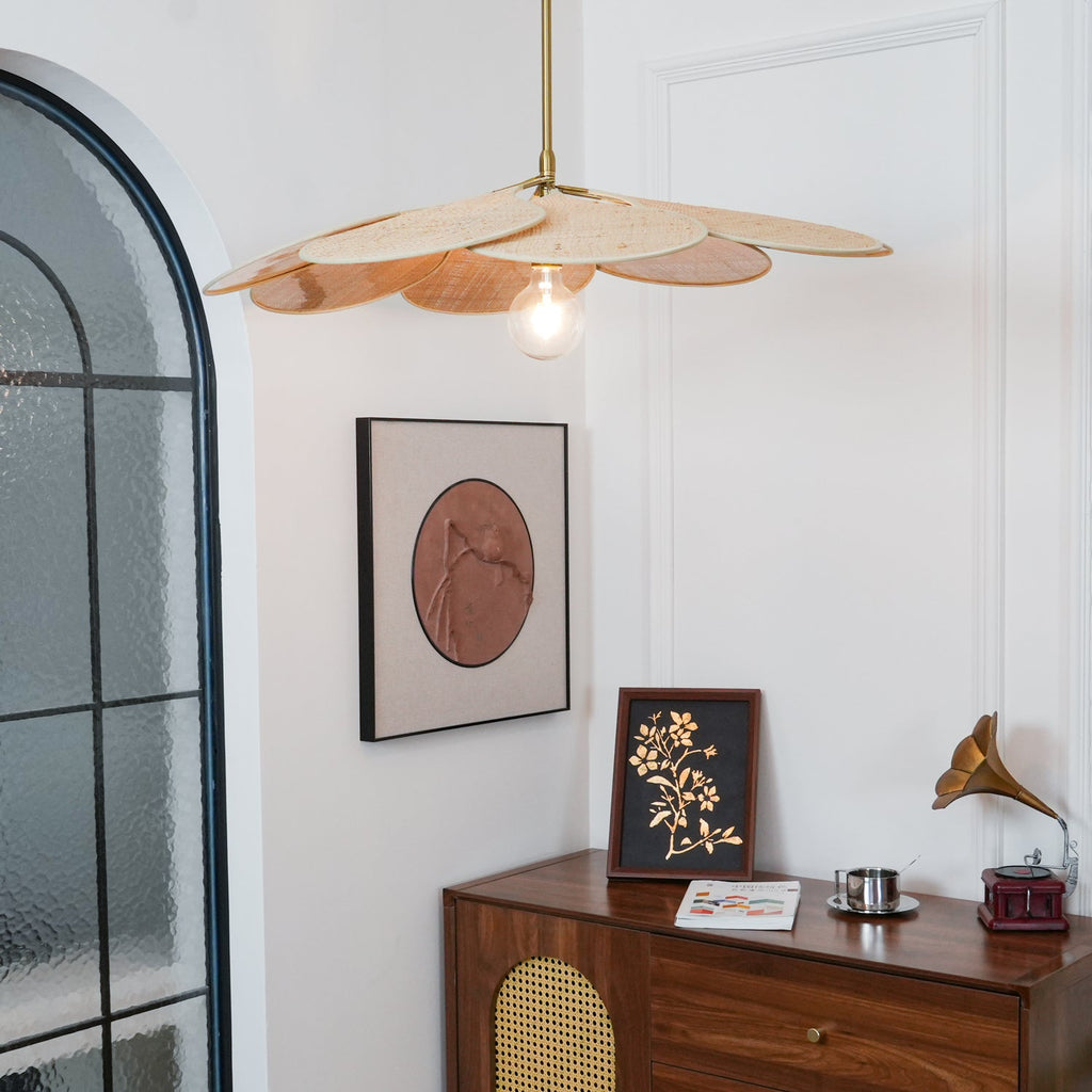 Flora Suspension en Tissu Bohémienne - Neutralighting