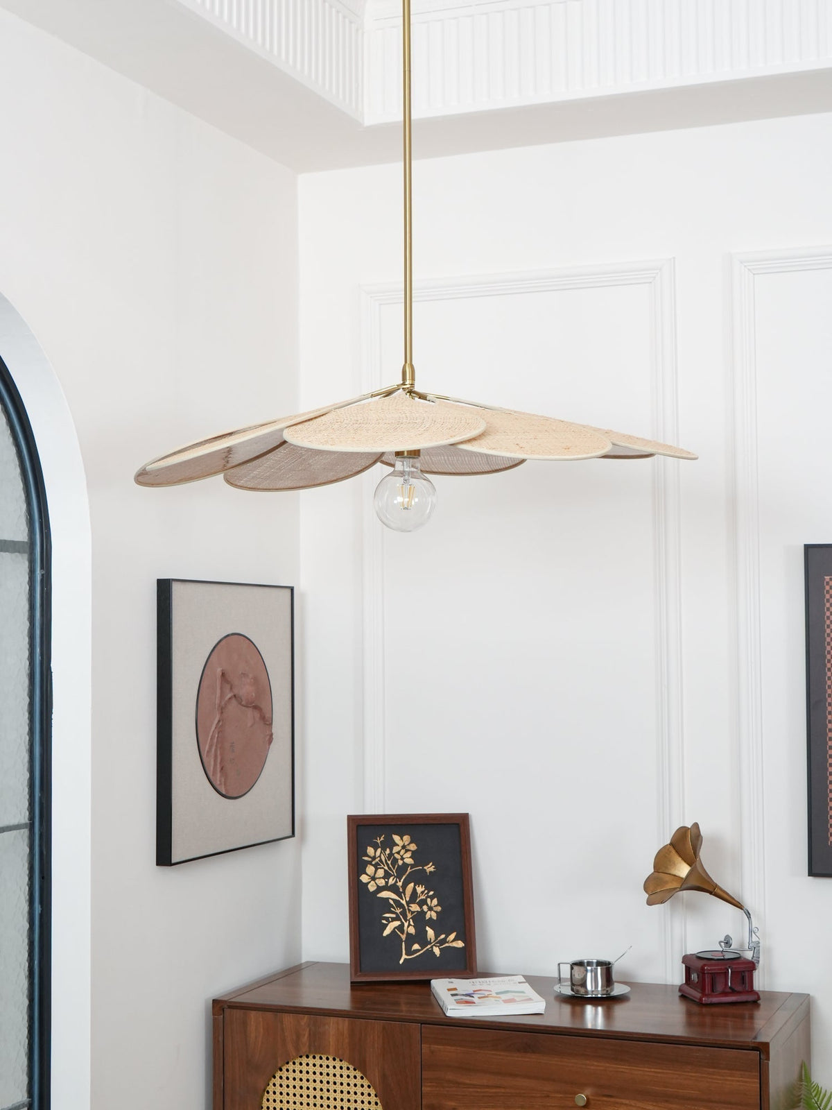 Flora Suspension en Tissu Bohémienne - Neutralighting