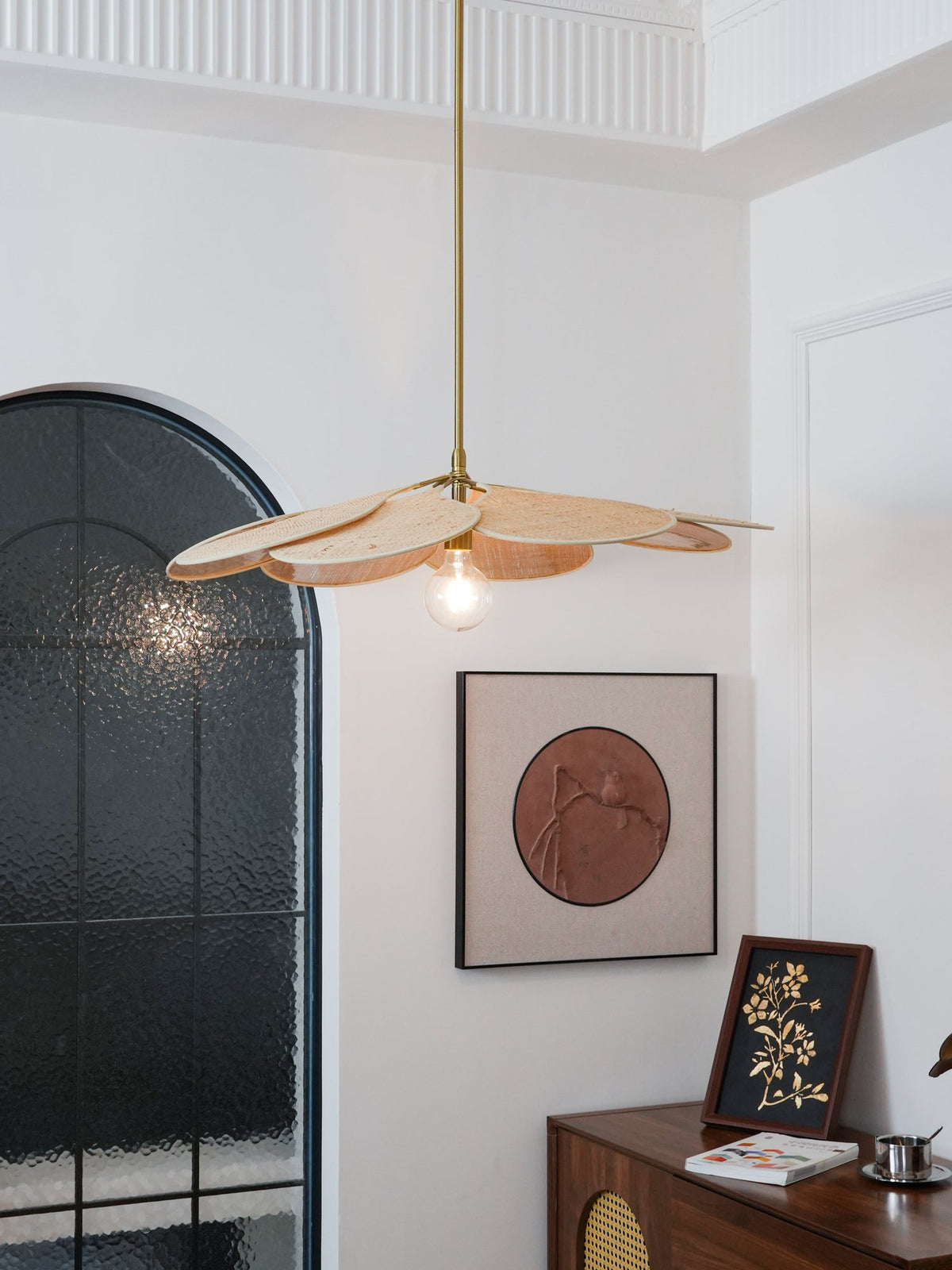 Flora Suspension en Tissu Bohémienne - Neutralighting