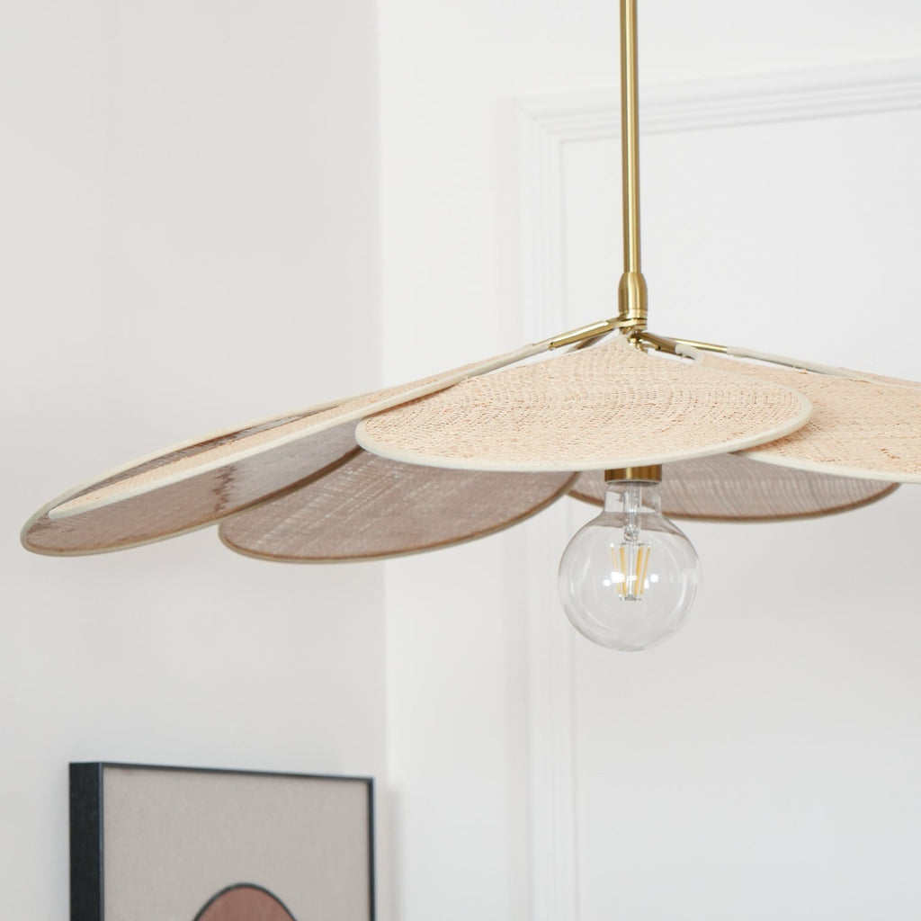 Flora Suspension en Tissu Bohémienne - Neutralighting