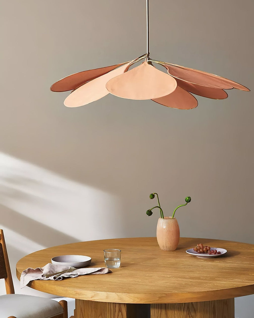 Zephyian Fabric Floral Pendant Lamp - Neutralighting