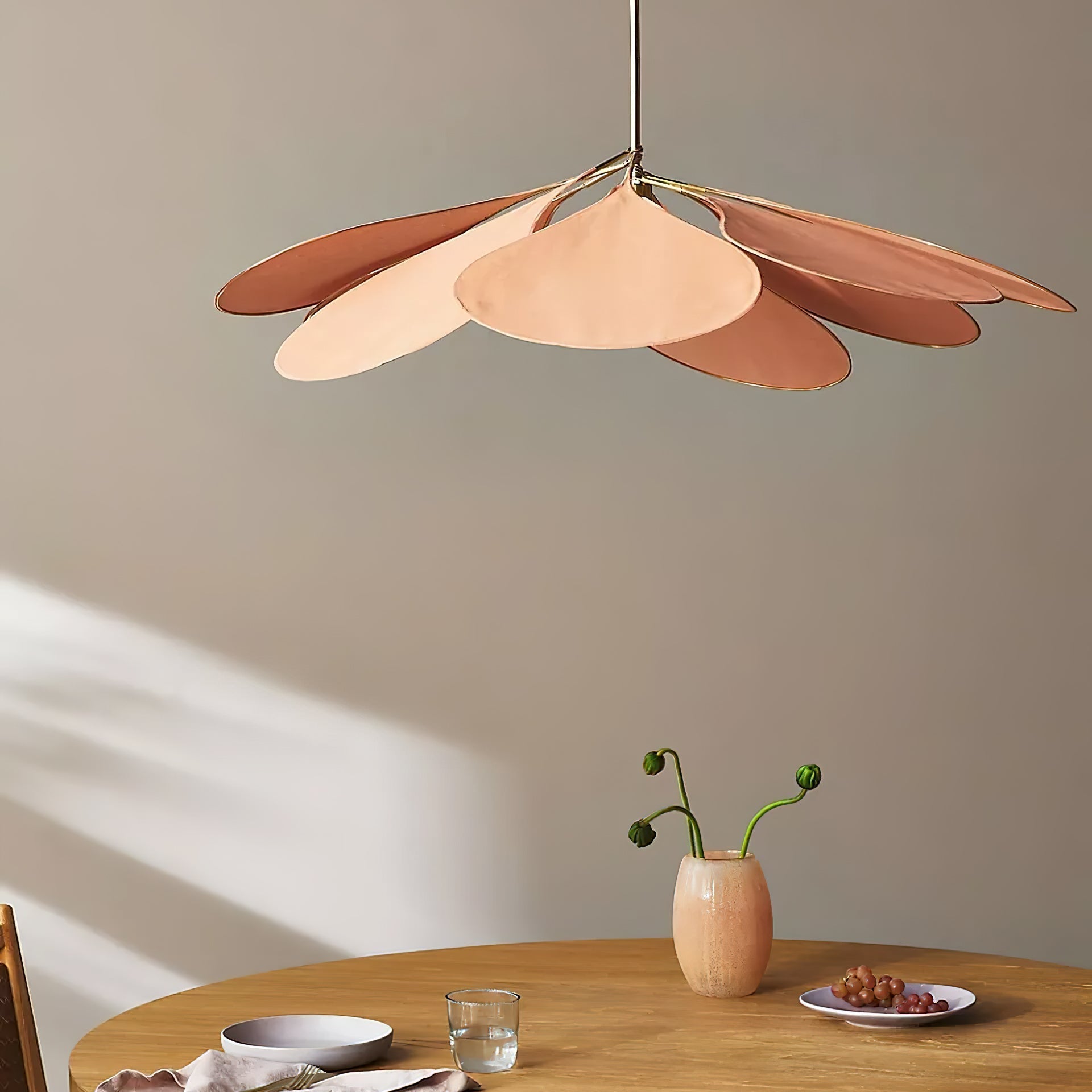 Zephyian Fabric Floral Pendant Lamp - Neutralighting