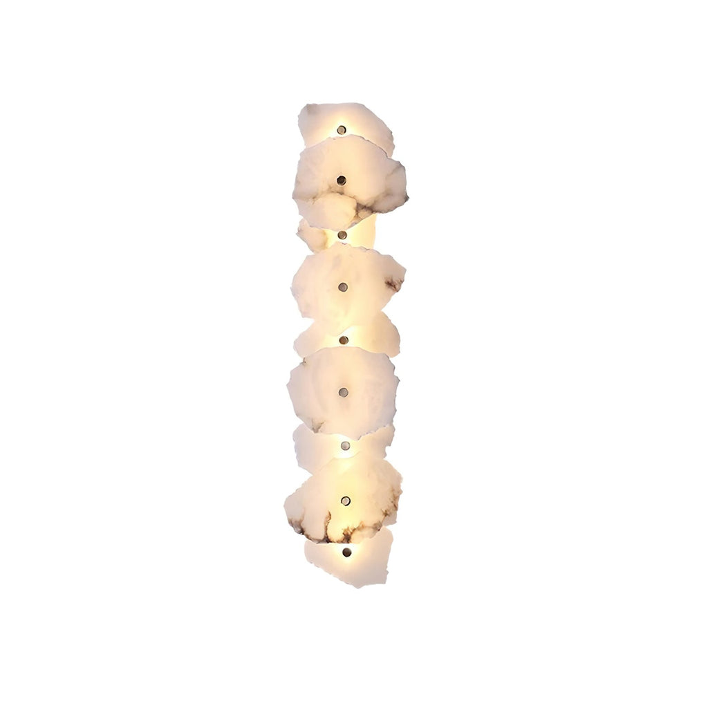 Alaeila Applique Murale en Albâtre avec Rameau Floral - Neutralighting