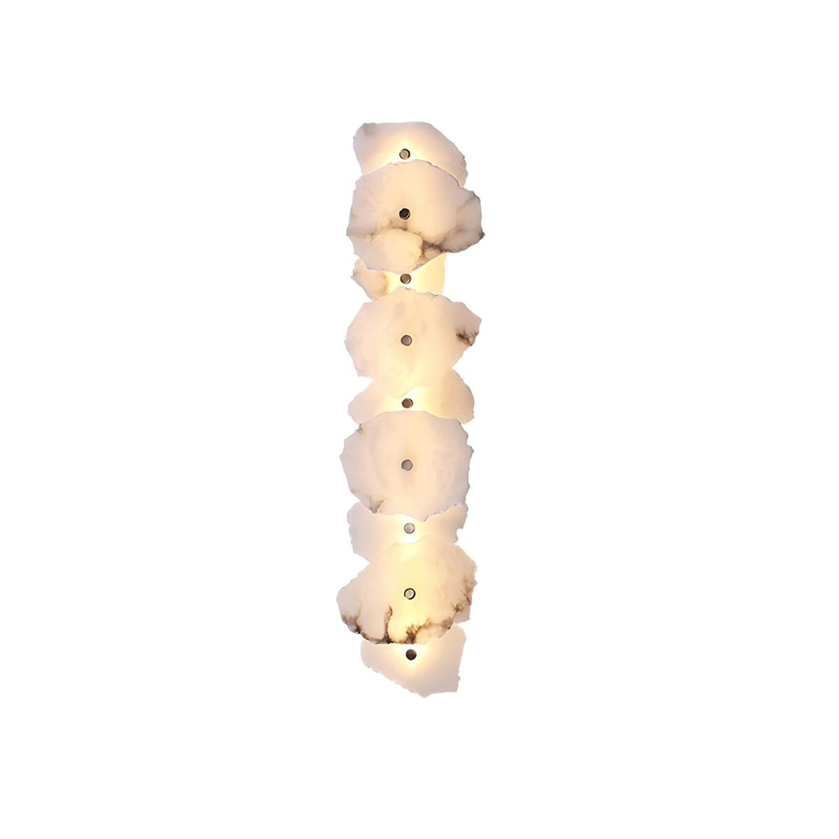 Alaeila Applique Murale en Albâtre avec Rameau Floral - Neutralighting