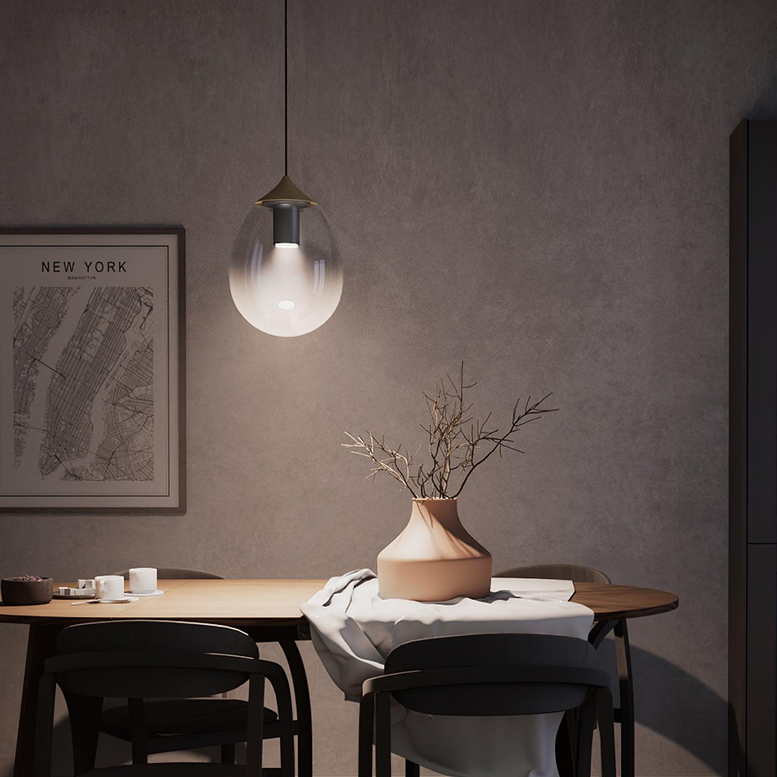 Ovoin Suspension Lampe Artistique en Verre - Neutralighting