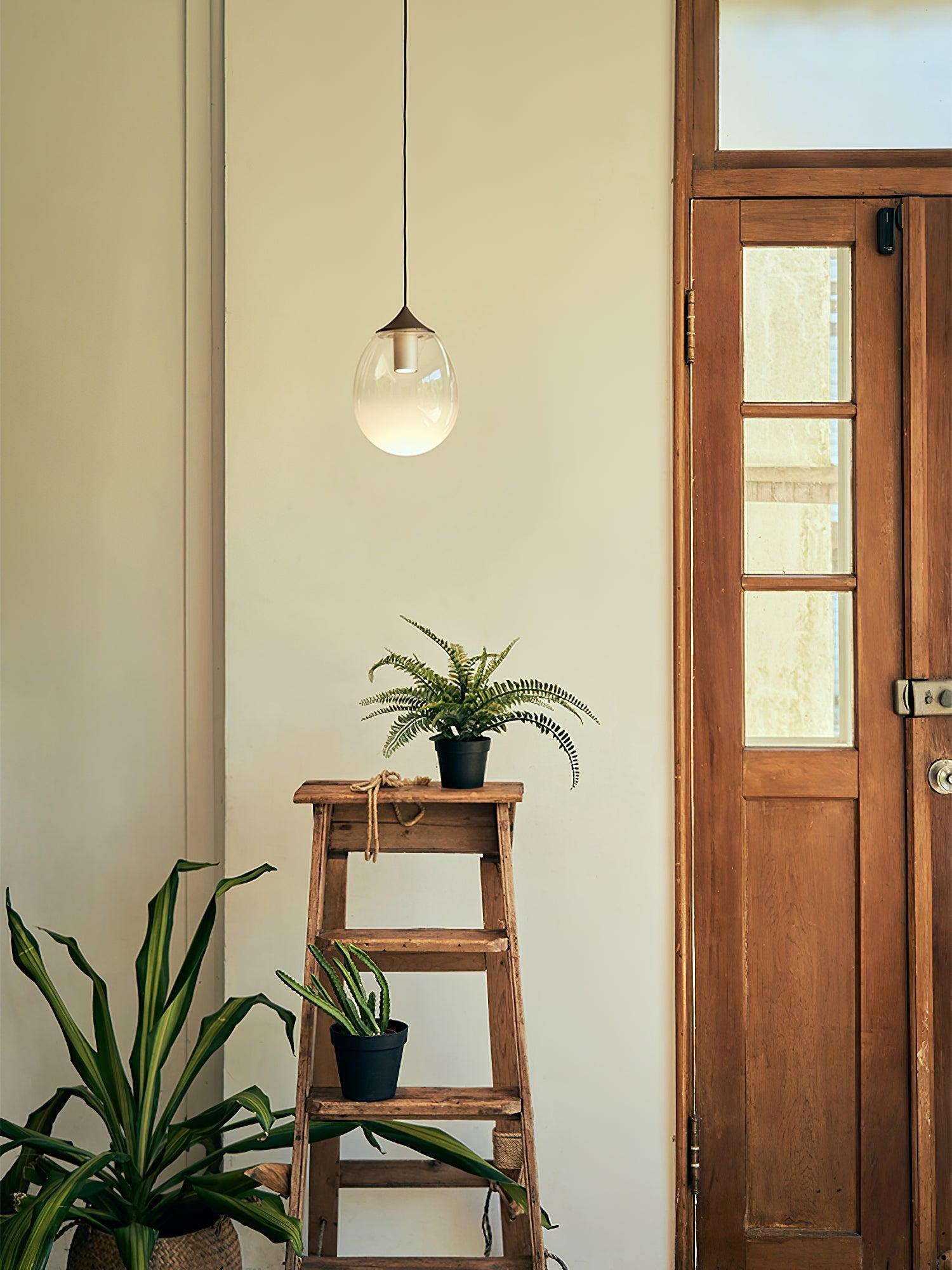 Ovoin Suspension Lampe Artistique en Verre - Neutralighting