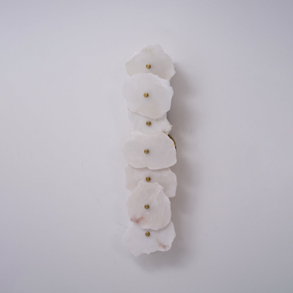 Alaeila Applique Murale en Albâtre avec Rameau Floral - Neutralighting