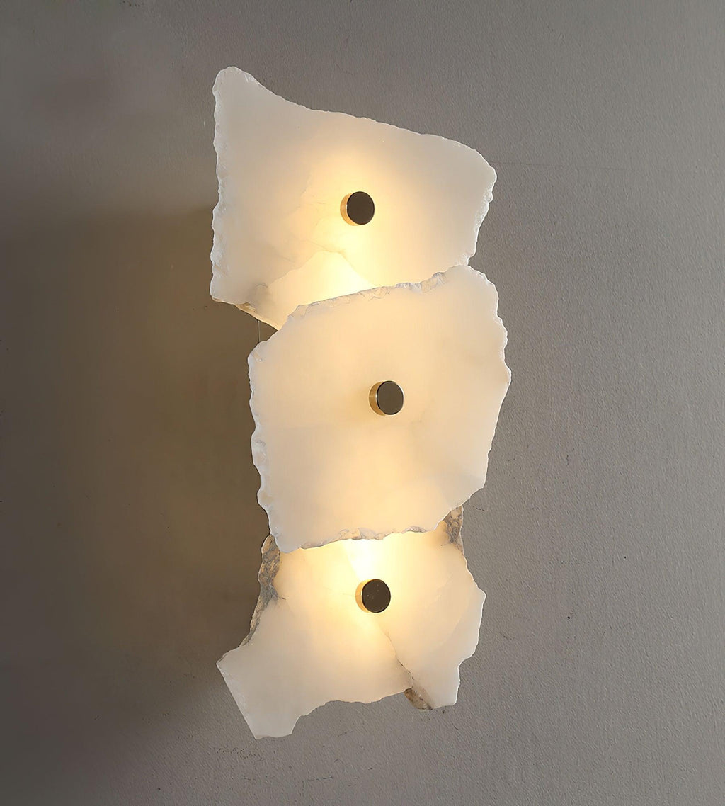 Alaeila Applique Murale en Albâtre avec Rameau Floral - Neutralighting