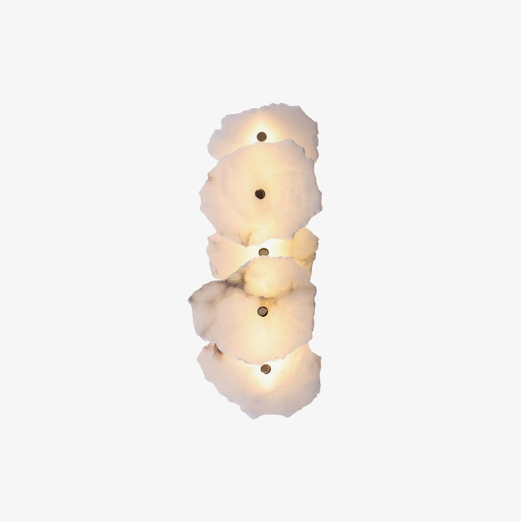 Alaeila Applique Murale en Albâtre avec Rameau Floral - Neutralighting
