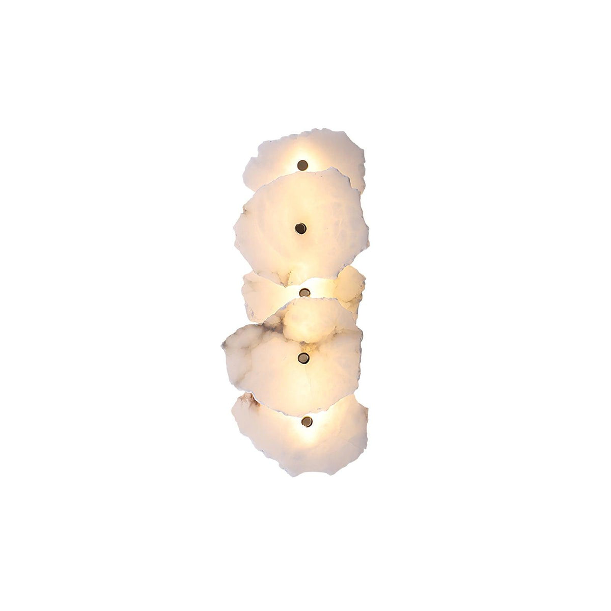 Alaeila Applique Murale en Albâtre avec Rameau Floral - Neutralighting