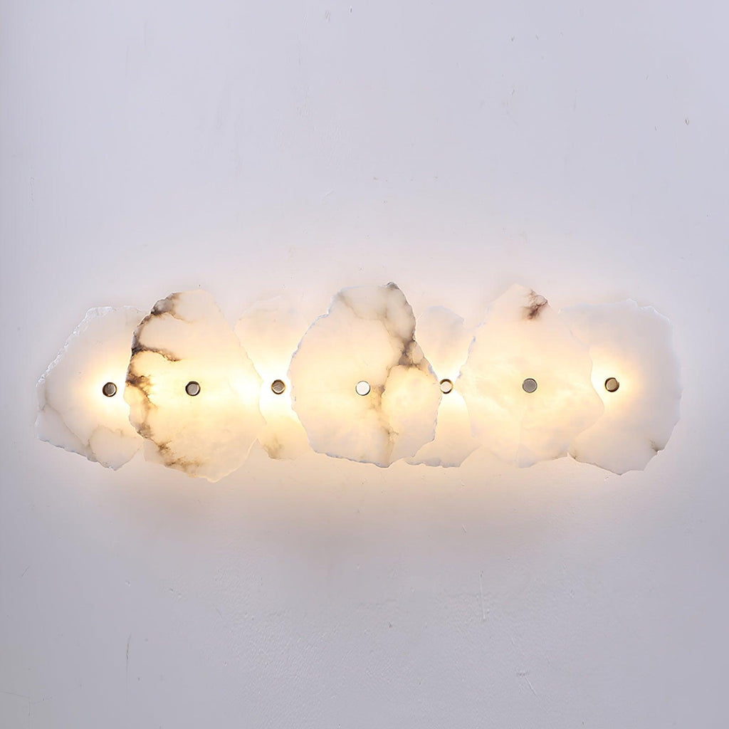 Alaeila Applique Murale en Albâtre avec Rameau Floral - Neutralighting