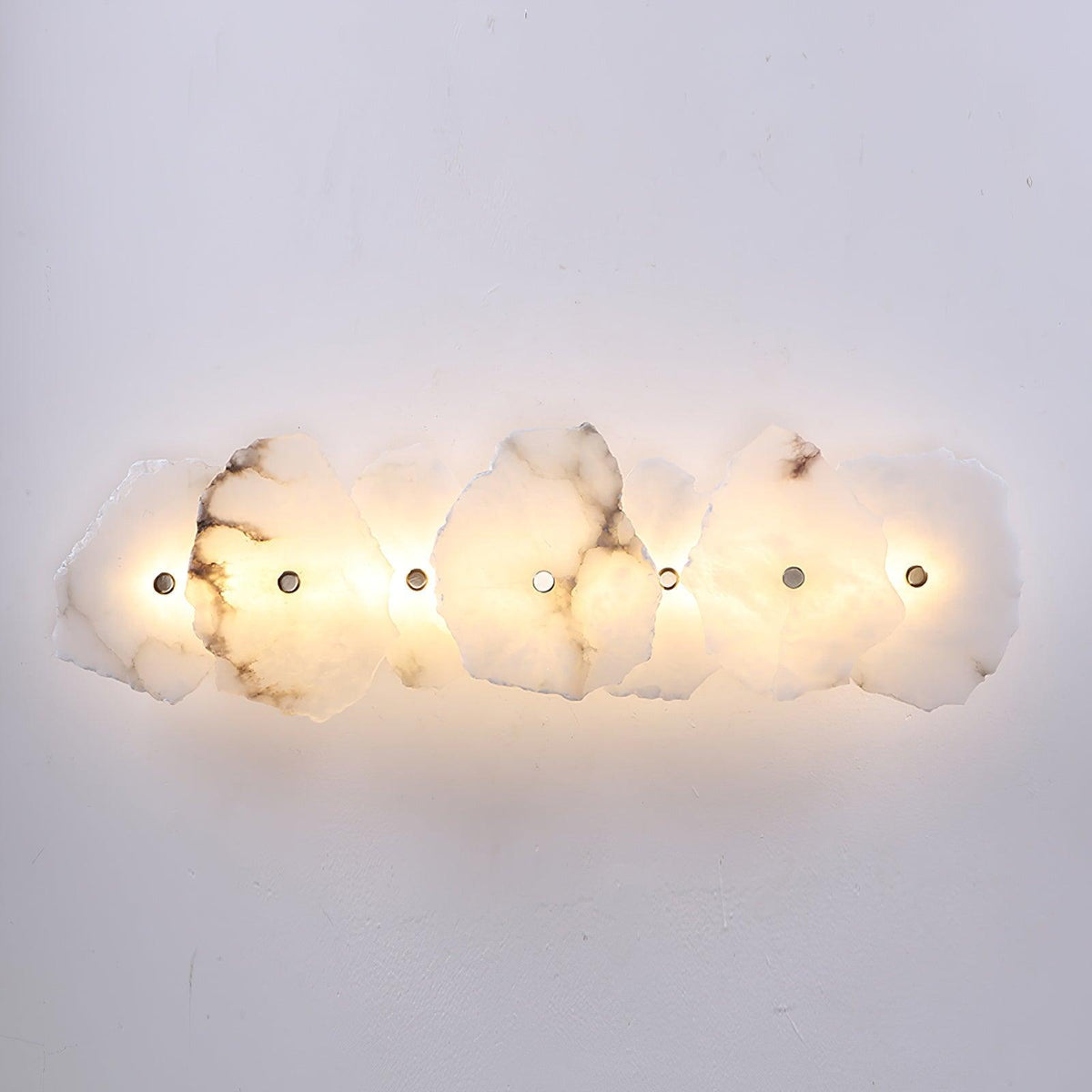 Alaeila Applique Murale en Albâtre avec Rameau Floral - Neutralighting