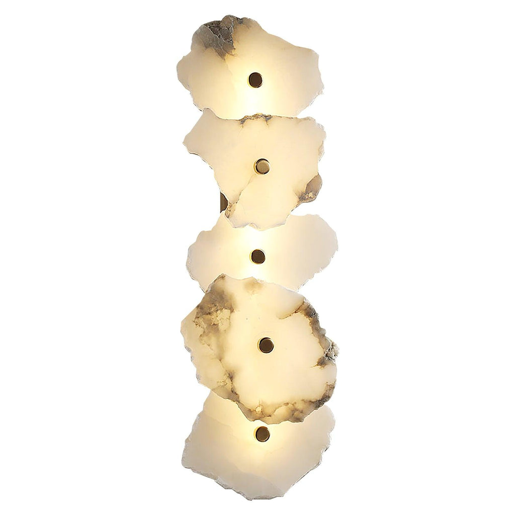 Alaeila Applique Murale en Albâtre avec Rameau Floral - Neutralighting