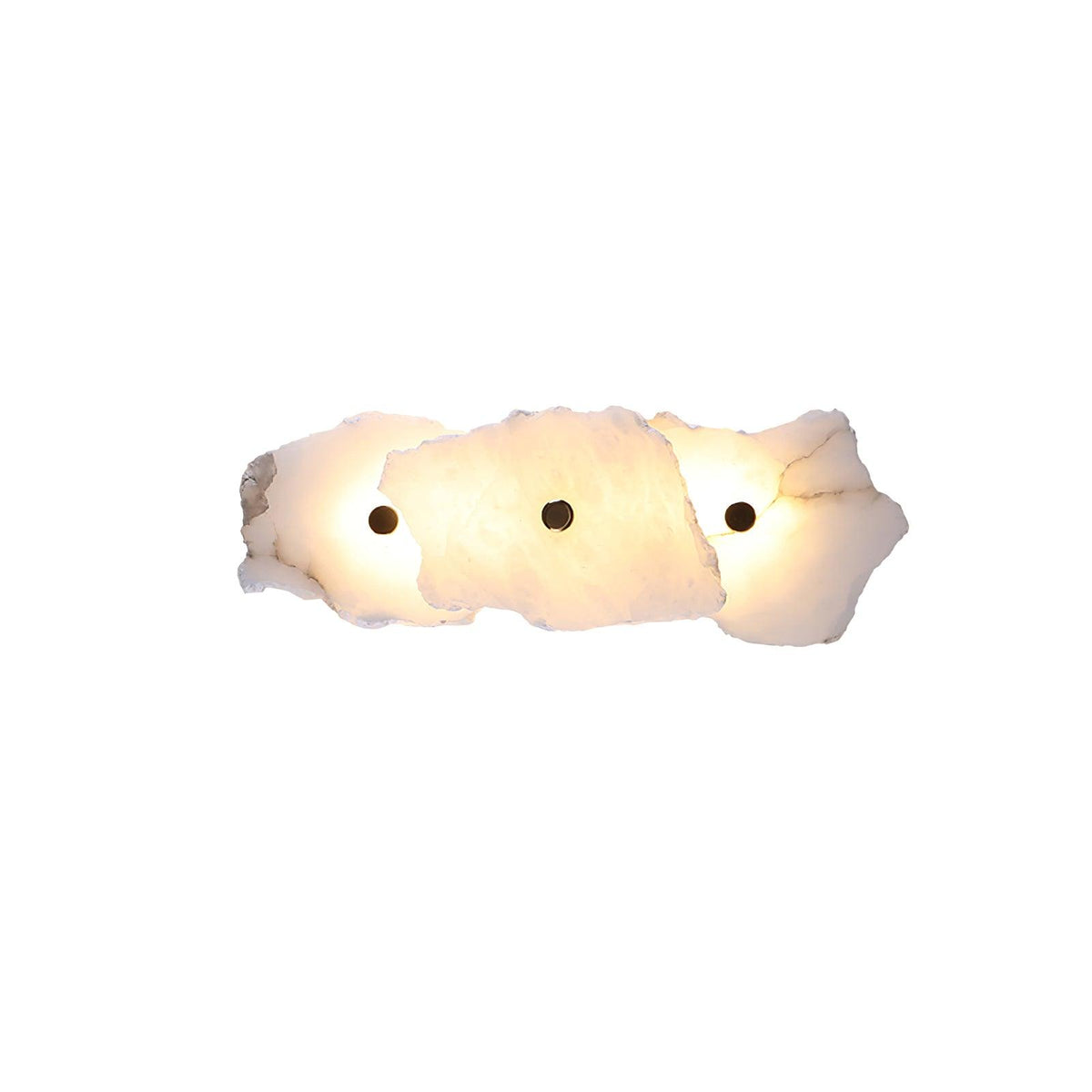 Alaeila Applique Murale en Albâtre avec Rameau Floral - Neutralighting