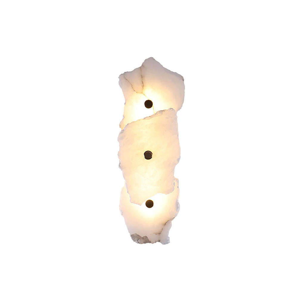 Alaeila Applique Murale en Albâtre avec Rameau Floral - Neutralighting