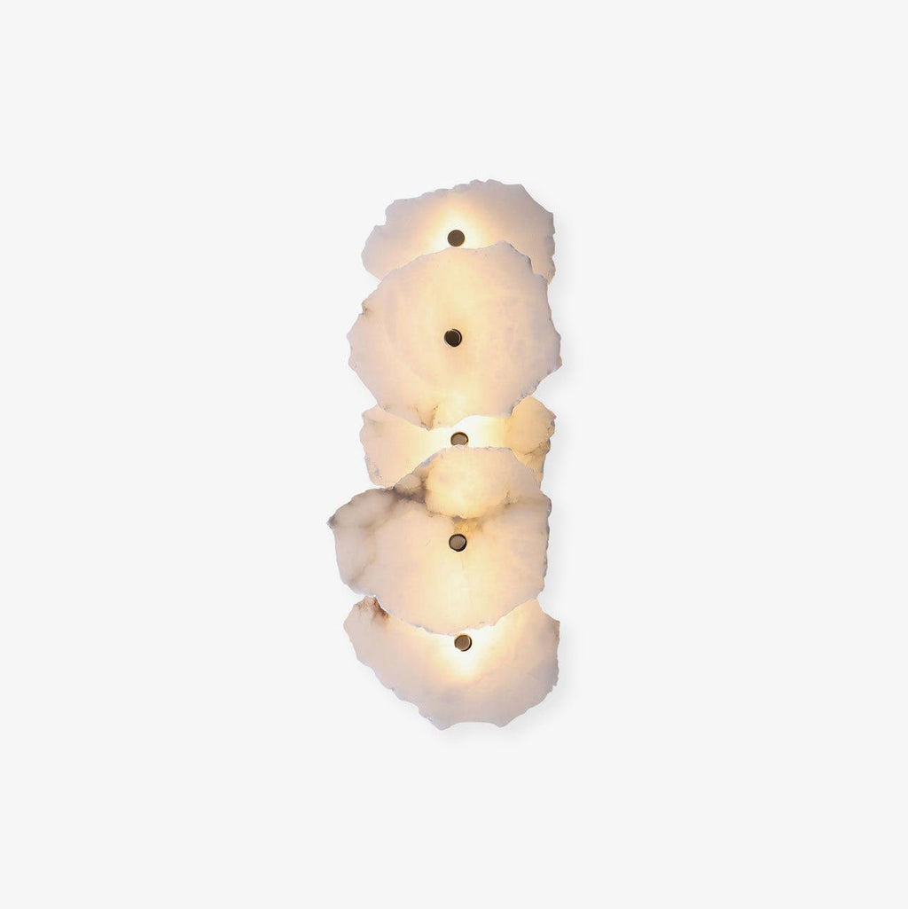 Alaeila Applique Murale en Albâtre avec Rameau Floral - Neutralighting