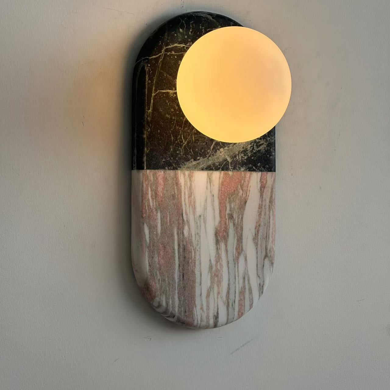 Alvynan Applique Murale Minimaliste En Marbre - Neutralighting