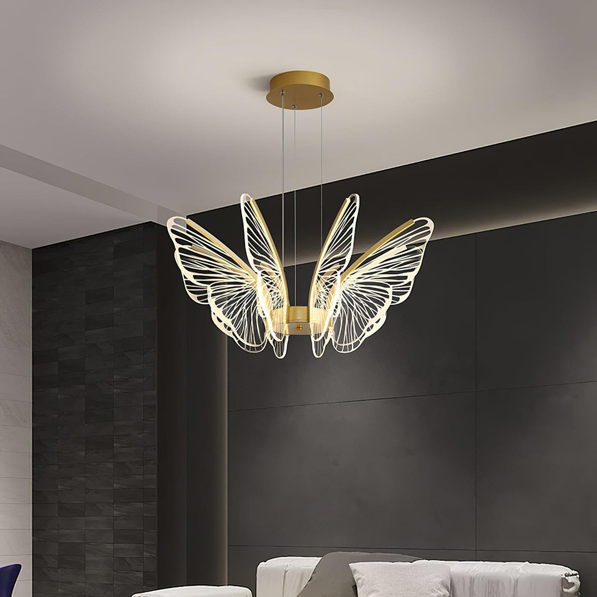 Lustra Chandelier en Cristal Ailes de Papillon - Neutralighting