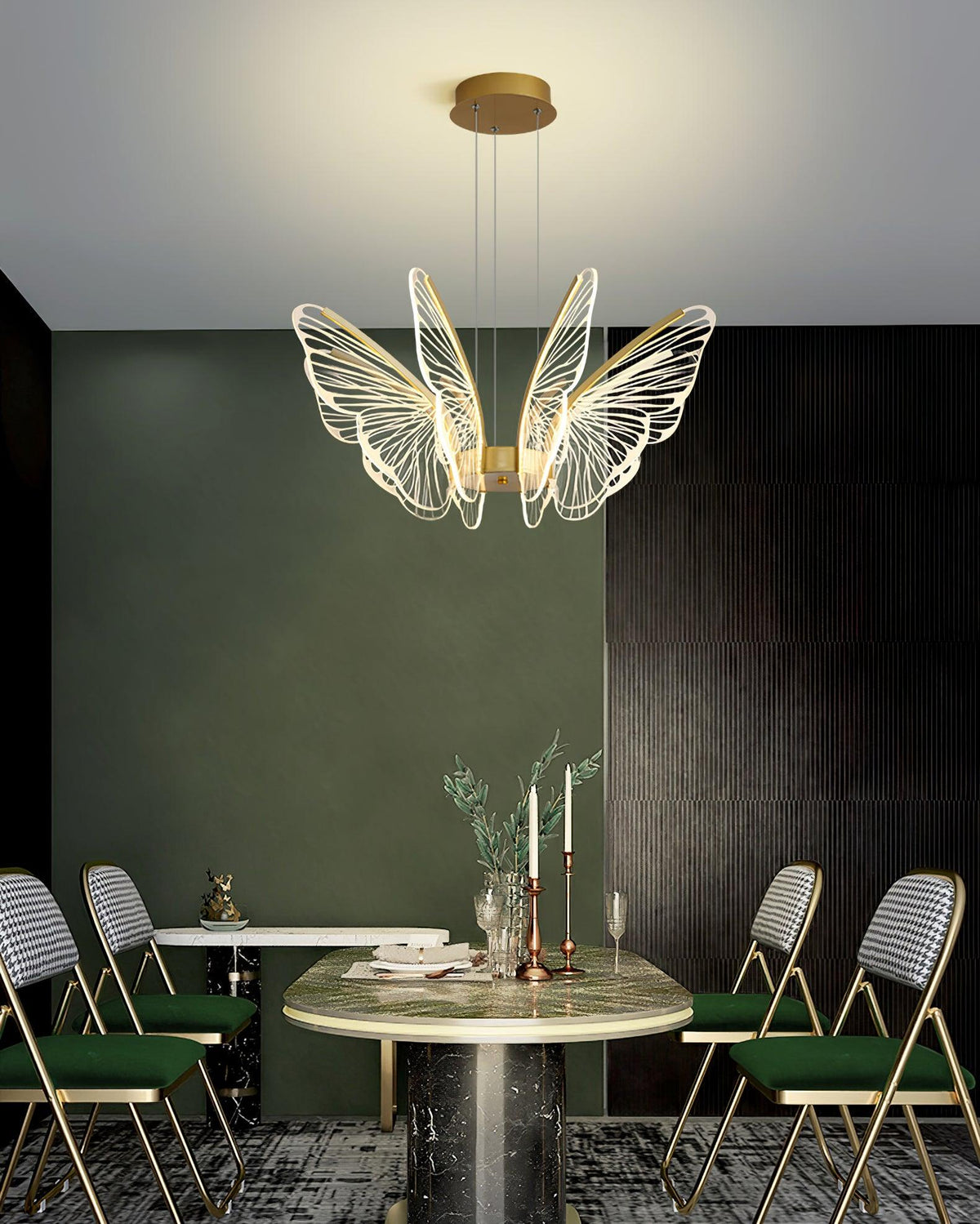 Lustra Chandelier en Cristal Ailes de Papillon - Neutralighting