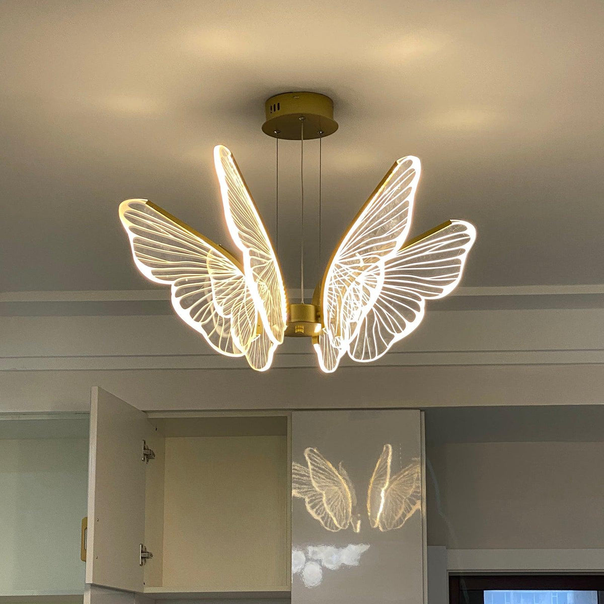 Lustra Chandelier en Cristal Ailes de Papillon - Neutralighting