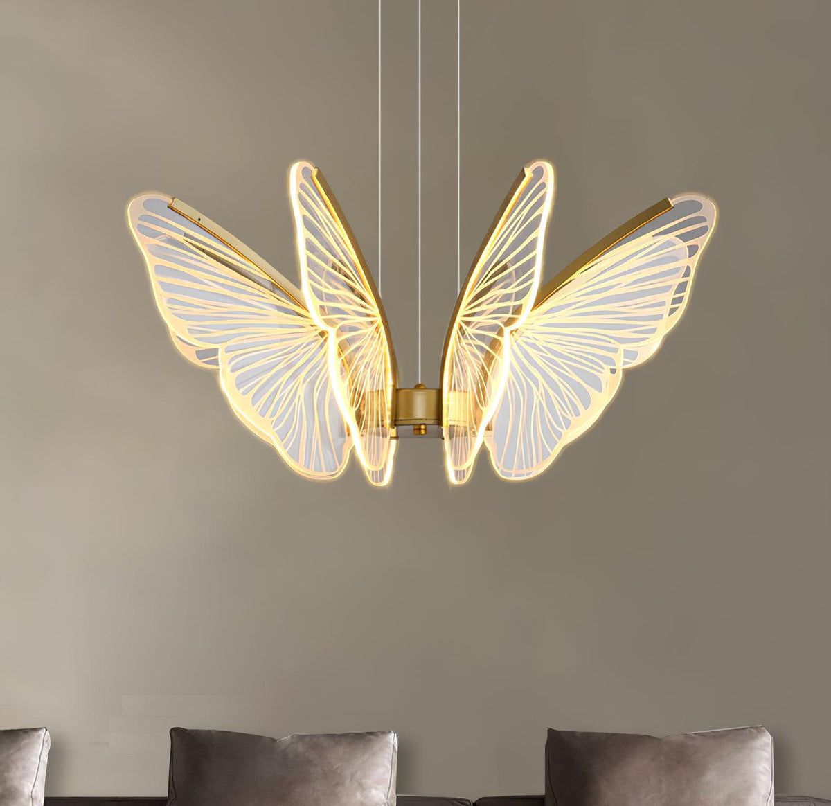 Lustra Chandelier en Cristal Ailes de Papillon - Neutralighting
