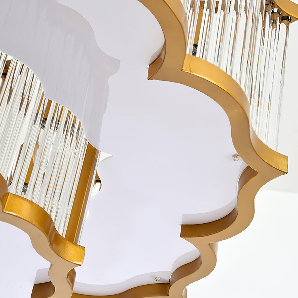 Lustra Chandelier Verre Noir et Doré - Neutralighting