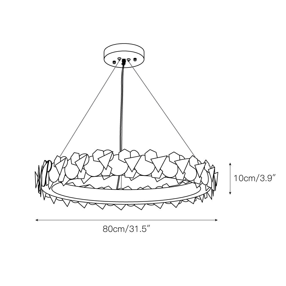 Philomenos Lustre Métal Halo Minimaliste Moderne - Neutralighting