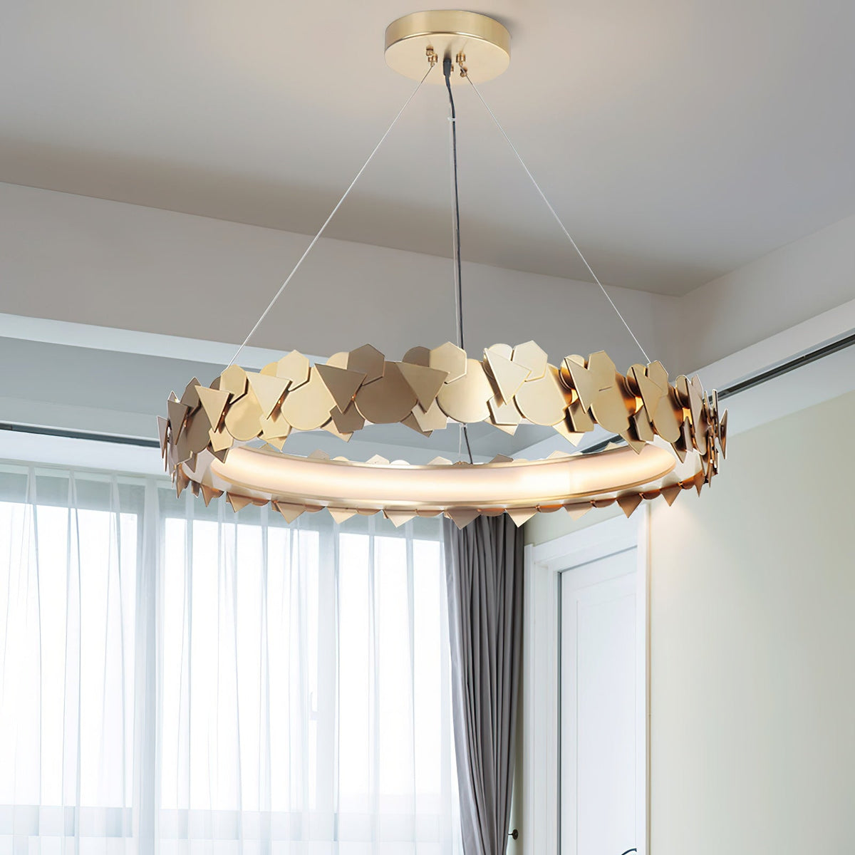 Philomenos Lustre Métal Halo Minimaliste Moderne - Neutralighting