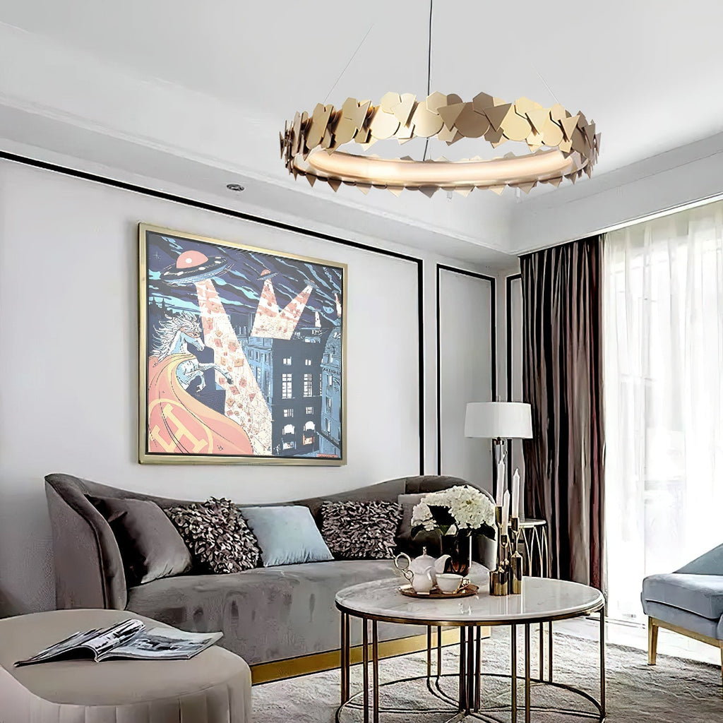 Philomenos Lustre Métal Halo Minimaliste Moderne - Neutralighting