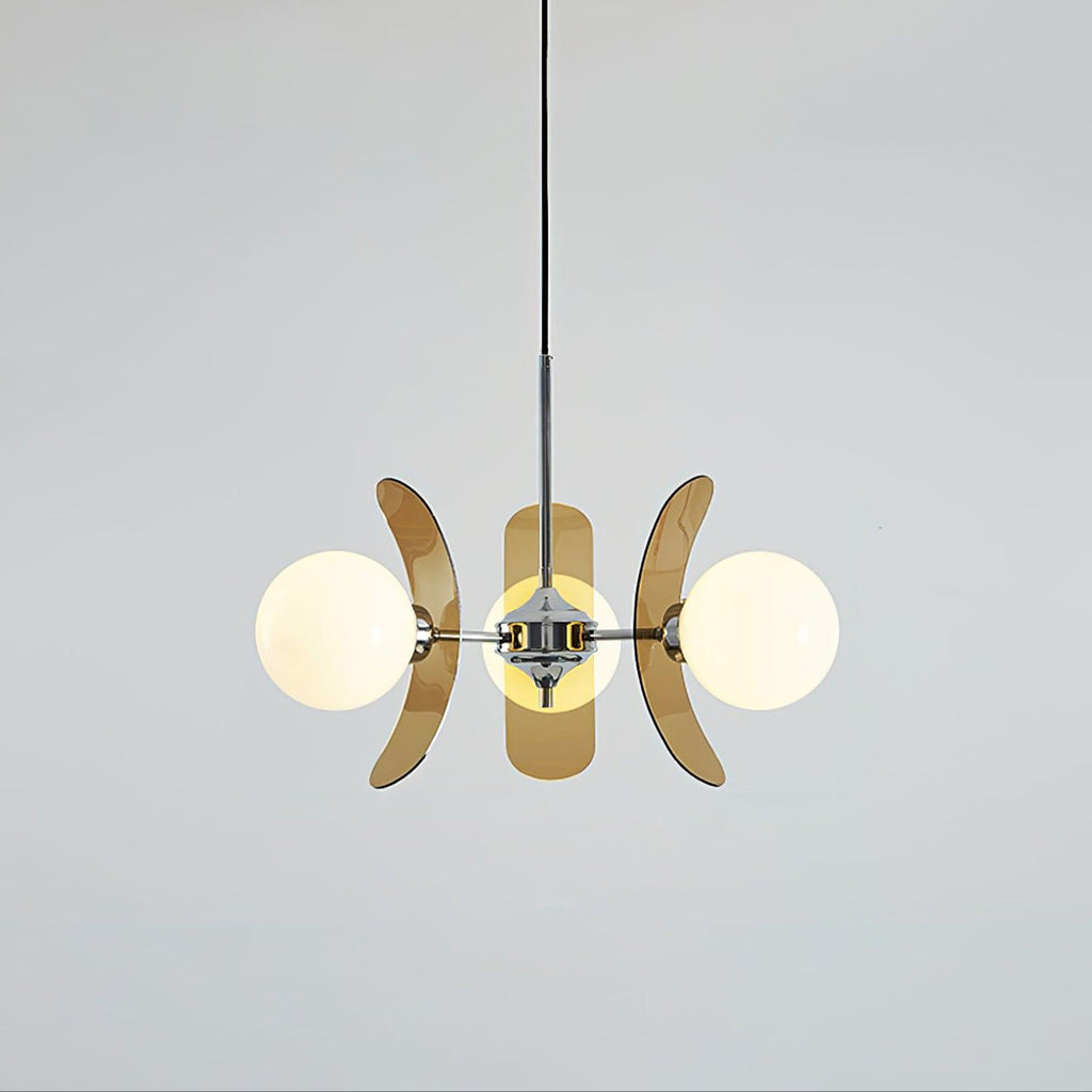 Lustra Chandelier en Verre Moderne Chrome Élégant - Neutralighting