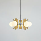 Lustra Chandelier en Verre Moderne Chrome Élégant - Neutralighting