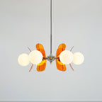 Lustra Chandelier en Verre Moderne Chrome Élégant - Neutralighting