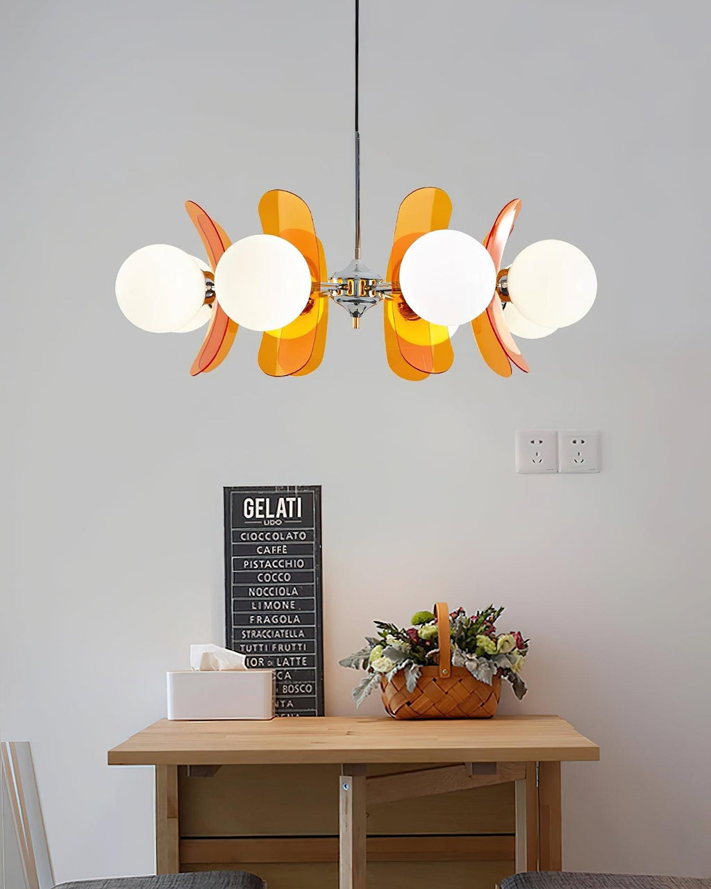 Lustra Chandelier en Verre Moderne Chrome Élégant - Neutralighting