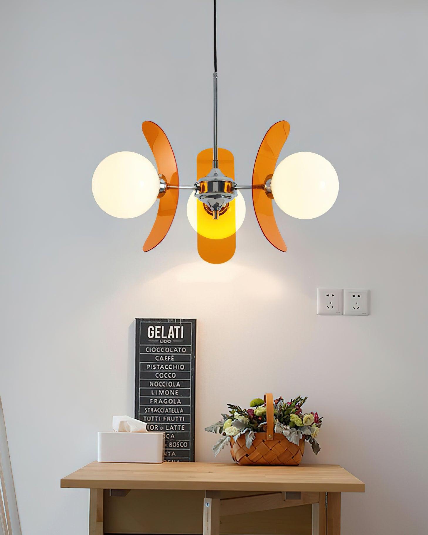 Lustra Chandelier en Verre Moderne Chrome Élégant - Neutralighting