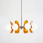 Lustra Chandelier en Verre Moderne Chrome Élégant - Neutralighting