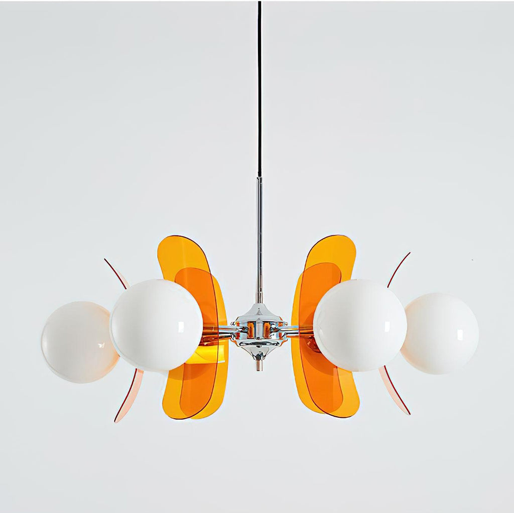 Lustra Chandelier en Verre Moderne Chrome Élégant - Neutralighting