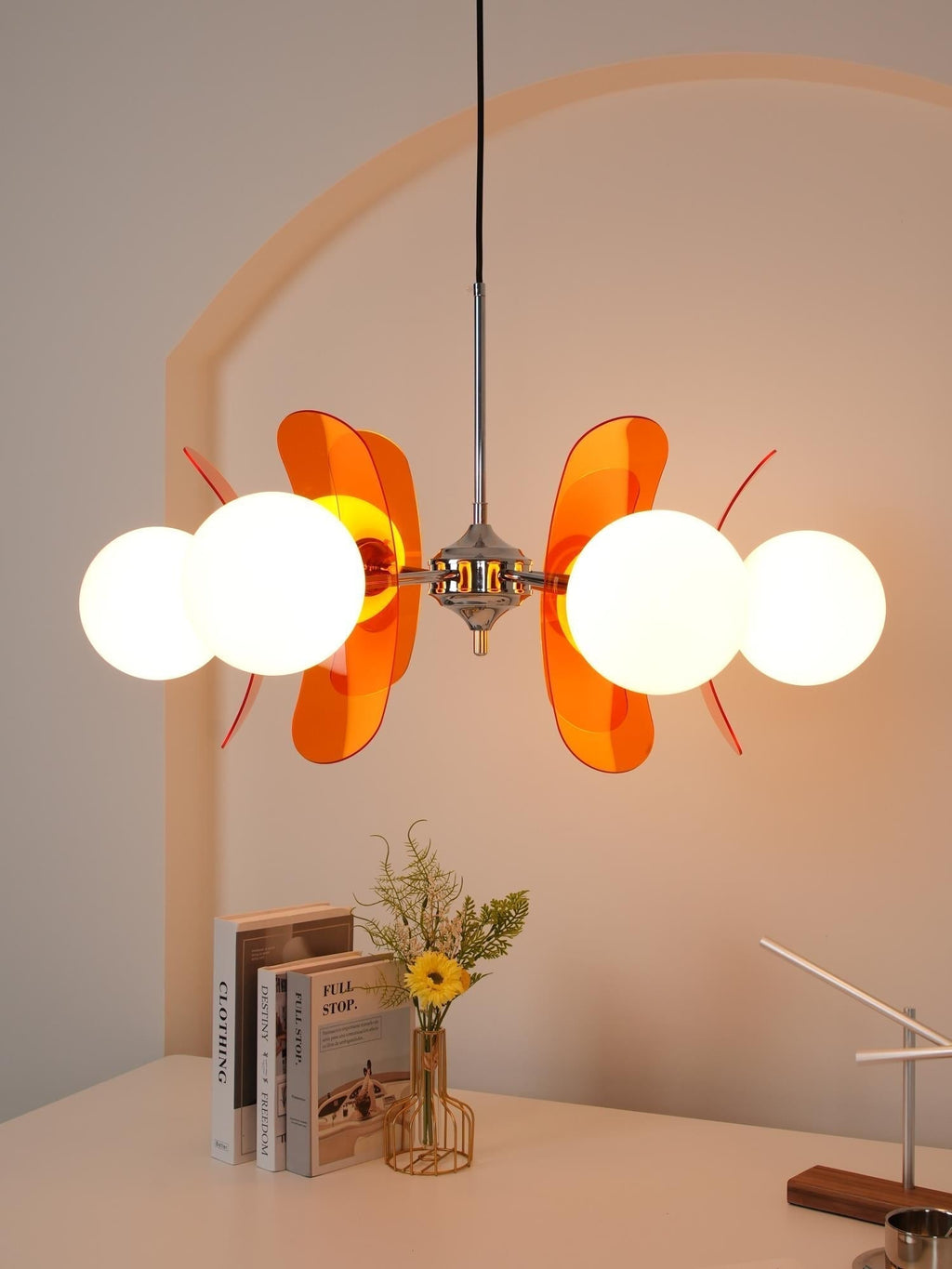 Lustra Chandelier en Verre Moderne Chrome Élégant - Neutralighting