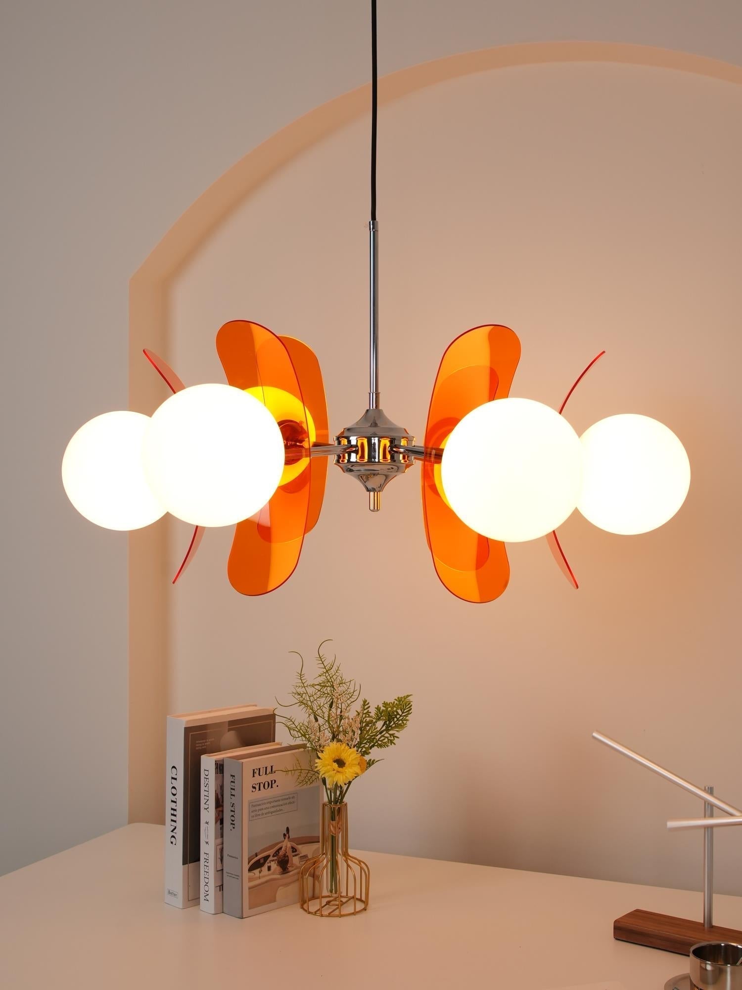 Lustra Chandelier en Verre Moderne Chrome Élégant - Neutralighting