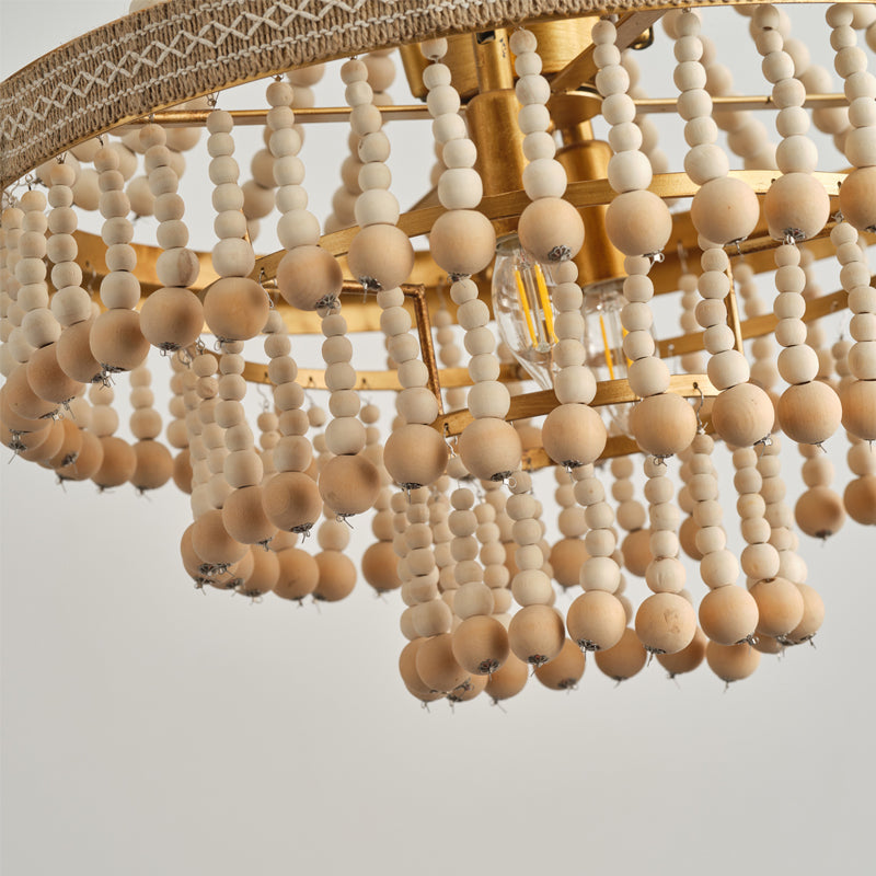 Avrinir Lustre Bois Luxe Postmoderne Grand - Neutralighting