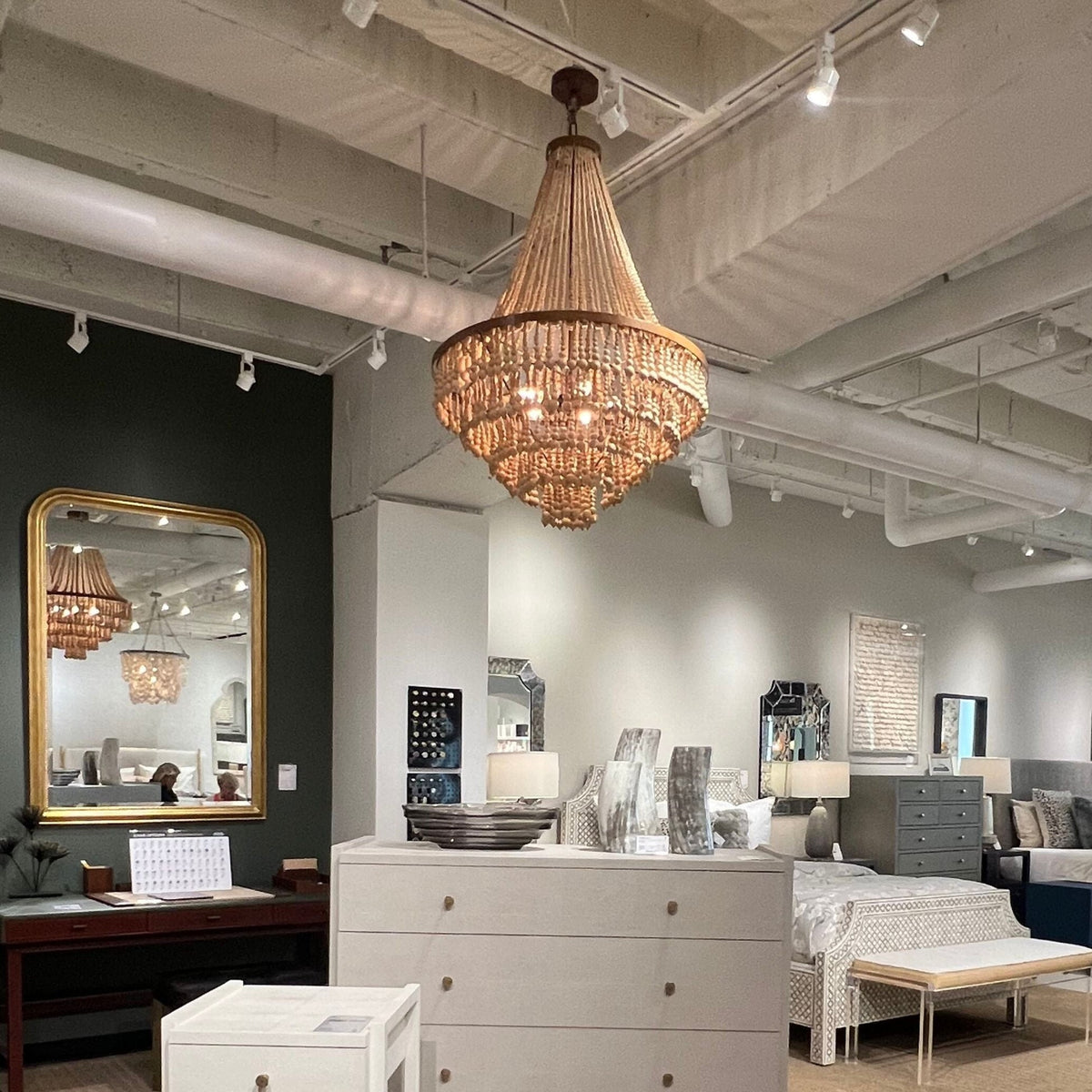 Avrinir Lustre Bois Luxe Postmoderne Grand - Neutralighting